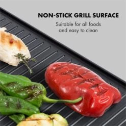 Porterhouse Elektrogrill 2200W Antihaft-Grillfläche Schwarz -Küchengeräte 10033322 yy 0004 logo Klarstein Porterhouse Elektrogrill 2200W schwarz