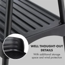 Porterhouse Elektrogrill 2200W Antihaft-Grillfläche Schwarz -Küchengeräte 10033322 yy 0005 logo Klarstein Porterhouse Elektrogrill 2200W schwarz