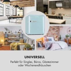 Audrey Mini Retro-Kühlschrank 48l 2 Ebenen -Küchengeräte 10033346 de 0003 logo