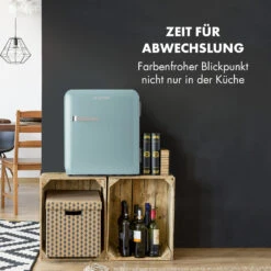 Audrey Mini Retro-Kühlschrank 48l 2 Ebenen -Küchengeräte 10033346 de 0006 logo