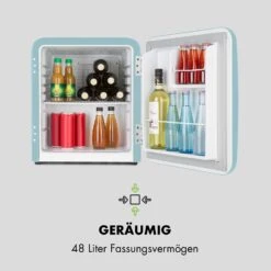 Audrey Mini Retro-Kühlschrank 48l 2 Ebenen -Küchengeräte 10033346 de 0007 logo