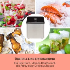 Clearcube Eiswürfelmaschine Klareis 13kg/24h Edelstahl Schwarz 9 Clearcube Eiswürfelmaschine Klareis 13kg/24h Edelstahl Schwarz -Küchengeräte 10033350 de 0003 usp