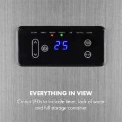 Glacial XL Profi-Eiswürfelmaschine 38kg/d 15l LED Edelstahl Schwarz -Küchengeräte 10033442 yy 0005 logo Klarstein Glacial XL Profi Eiswuerfelmaschine 15 L