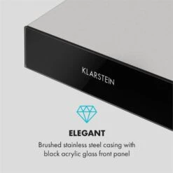 Contempo Unterbau-Dunstabzugshaube 60cm 175m³/h LED Edelstahl Acryl -Küchengeräte 10033470 uk 0007 logo Klarstein Contempo Unterbau Dunstabzugshaube reedit