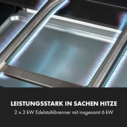 Gazooka 2.0T Gas BBQ Grill 2x3kW Brenner Edelstahl -Küchengeräte 10033532 de 0004 logo