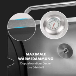 Gazooka 3.0T BBQ Grill 3x3kW Brenner 4 Rollen Edelstahl -Küchengeräte 10033533 de 0007 logo