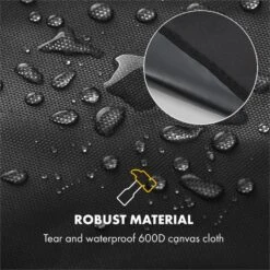 Gazooka 3.0T Wetterschutzhaube 600D Canvas 30/70% PE/PVC Schwarz -Küchengeräte 10033536 yy 0005 logo Klarstein Gazooka 3 0T Wetterschutzhaube schwarz