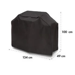 Gazooka 3.0T Wetterschutzhaube 600D Canvas 30/70% PE/PVC Schwarz -Küchengeräte 10033536 yy 0006 logo Klarstein Gazooka 3 0T Wetterschutzhaube schwarz