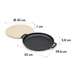 Tomahawk 3.1 S Brat & Back-Set Pfanne Pizzastein Ø29 Cm 9 Tomahawk 3.1 S Brat & Back-Set Pfanne Pizzastein Ø29 Cm -Küchengeräte 10033568 yy 0006 logo Klarstein Tomahawk Brat and Back Set