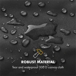 Tomahawk 3.1 S Wetterschutzhaube 300D Canvas 30/70% PE/PVC Schwarz -Küchengeräte 10033569 yy 0003 logo Klarstein Tomahawk S Wetterschutzhaube schwarz