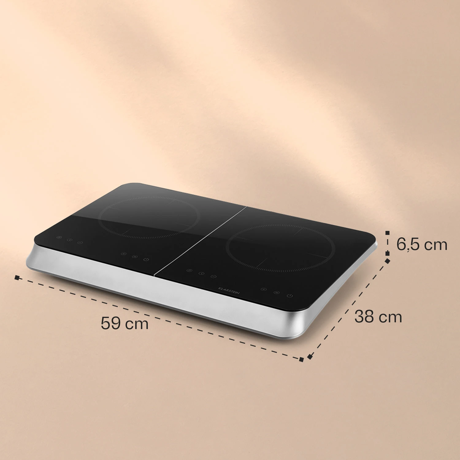 InnoChef Induktionskochfeld 3400W Touch Control Glaskeramik 6 InnoChef Induktionskochfeld 3400W Touch Control Glaskeramik – Bild 6