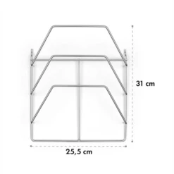 Vendetta 3.0 TI Rack Verchromter Stahl Einfach Anzubringen Zubehör -Küchengeräte 10033618 yy 0004 logo Klarstein Vendetta TI Rack