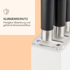 Kitano Plus Messer-Set 9 Tlg. Holzblock Bambus-Schneidebrett Weiß -Küchengeräte 10033673 de 0007 logo