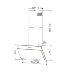 Alessia Dunstabzugshaube Kopffreihaube 350 M³/h Push Control Schwarz 18 Alessia Dunstabzugshaube Kopffreihaube 350 M³/h Push Control Schwarz -Küchengeräte 10033697 yy 0010 logo Klarstein Alessia Dunstabzugshaube schwarz