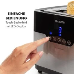 Arabica Toaster 920W LED-Display Touch-Bedienfeld Edelstahl 11 Arabica Toaster 920W LED-Display Touch-Bedienfeld Edelstahl -Küchengeräte 10033728 de 0003 logo