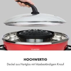 Szechuan Hot Pot Und Grillplatte 5l Vol. 1350 W, 600 W Rot -Küchengeräte 10033779 de 0006 logo