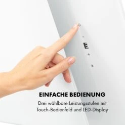 Helena 60 Dunstabzugshaube 595 M³/h LED-Display Weiß -Küchengeräte 10034101 de 0004 logo