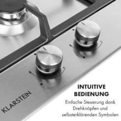 Ignito Domino Gaskochfeld 2-flammig Sabaf-Brenner Edelstahl Silber -Küchengeräte 10034108 de 0004 logo