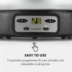 Jam Session Marmeladen- Und Geleekocher 1000W 2 Automatikprogramme -Küchengeräte 10034109 yy 0004 logo Klarstein Jam Session Marmeladen und Geleekocher