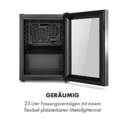 Harlem Getränkekühlschrank 23 Liter 1 Metallrost Glastür -Küchengeräte 10034121 de 0005 logo