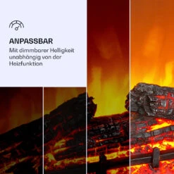 Lienz Elektrischer Kamin 1800W Steindekor Polystone Fernbedienung -Küchengeräte 10034122 de 0005 logo