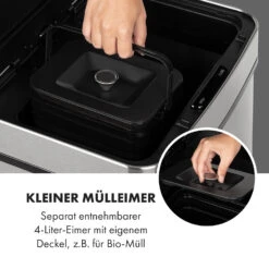 Touchless Müllsammler Sensor 72L 4 Behälter ABS PP Edelstahl Gebürstet 15 Touchless Müllsammler Sensor 72L 4 Behälter ABS PP Edelstahl Gebürstet -Küchengeräte 10034128 de 0004 logo