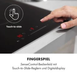 Delicatessa 3 Induktionskochfeld 3 Zonen 5800W Glaskeramik Schwarz -Küchengeräte 10034193 de 0005 logo