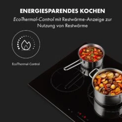 Delicatessa 3 Induktionskochfeld 3 Zonen 5800W Glaskeramik Schwarz -Küchengeräte 10034193 de 0006 logo