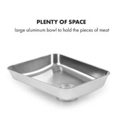 Kraftprotz Elektrischer Fleischwolf 700 W Kupfermotor Edelstahl -Küchengeräte 10034215 yy 0007 logo Klarstein Kraftprotz elektrischer Fleischwolf weiss