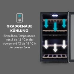 Vinamour 45 DuoWeinkühlschrank 2 Zonen 118 Ltr / 45 Fl 5-18 °C 14 Vinamour 45 DuoWeinkühlschrank 2 Zonen 118 Ltr / 45 Fl 5-18 °C -Küchengeräte 10034216 de 0005 logo