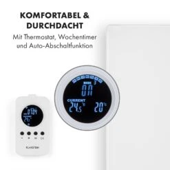 Crystal Wall Infrarotheizung 100x60cm 600W Wochentimer IP54 Weiß 12 Crystal Wall Infrarotheizung 100x60cm 600W Wochentimer IP54 Weiß -Küchengeräte 10034223 de 0004 logo