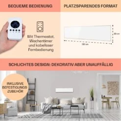 Wonderwall Air 36 Infrarotheizung 120x30cm 360W Wandinstallation Fernbedienung 13 Wonderwall Air 36 Infrarotheizung 120x30cm 360W Wandinstallation Fernbedienung -Küchengeräte 10034231 de 0006 usp