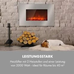Lausanne Luxe Elektrischer Kamin 2000W 2 Heizstufen 90 Cm Edelstahl 12 Lausanne Luxe Elektrischer Kamin 2000W 2 Heizstufen 90 Cm Edelstahl -Küchengeräte 10034252 de 0006 logo