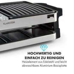 Sirloin Raclette 1500W Aluminium / Stein 8 Personen Kontroll-LED -Küchengeräte 10034275 de 0003 logo