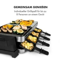 Sirloin Raclette 1500W Aluminium / Stein 8 Personen Kontroll-LED -Küchengeräte 10034275 de 0005 logo