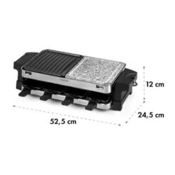 Sirloin Raclette 1500W Aluminium / Stein 8 Personen Kontroll-LED -Küchengeräte 10034275 yy 0008 logo Klarstein Sirloin Raclette 1500W