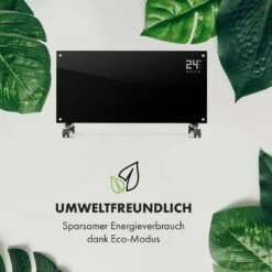 Bornholm Smart Konvektions-Heizgerät | 2000 W | SmartHeat Design: WiFi-Verbindung | LED-Display | 24-h-Timer | 2 Heizstufen: 1000 / 2000 W | IP24: Spritzwassergeschützt | Fernbedienung | Standgerät -Küchengeräte 10034391 de 0007 logo