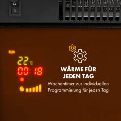 Verbier Elektrischer Kamin Elektrokamin 1000 / 2000 W LED-InstaFire Thermostat Timer Überhitzungsschutz -Küchengeräte 10034396 de 0004 logo