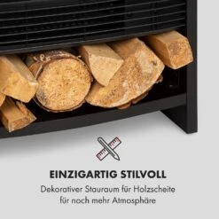 Bergamo Elektrischer Kamin 900/1800W Thermostat Holzoptik -Küchengeräte 10034397 de 0005 logo