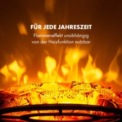 Bergamo Elektrischer Kamin 900/1800W Thermostat Holzoptik -Küchengeräte 10034397 de 0006 logo