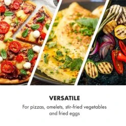 AeroVital Cube Chef Pizzateller Hoher Grilleinsatz Zubehör Edelstahl -Küchengeräte 10034411 yy 0003 logo Klarstein AeroVital Cube Chef Pizzateller