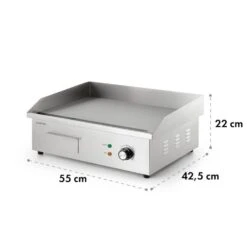 Grillmeile 3000G Elektrogrill 3000W Grillplatte 54,5x35cm Glatt -Küchengeräte 10034447 yy 0009 logo Klarstein Grillmeile 3000G Pro Elektrogrill glatt