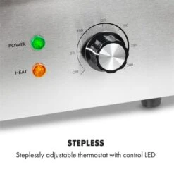 Grillmeile 3000R Elektrogrill 3000W Platte 54,5x35cm Geriffelt -Küchengeräte 10034449 yy 0003 logo Klarstein Grillmeile 3000R Pro Grill geriffelt