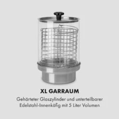 Wurstfabrik 450 Hot Dog Maker 450W 5L 30-100°C Glas Edelstahl -Küchengeräte 10034450 de 0004 logo