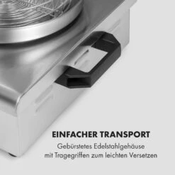 Wurstfabrik 450 Hot Dog Maker 450W 5L 30-100°C Glas Edelstahl -Küchengeräte 10034450 de 0006 logo