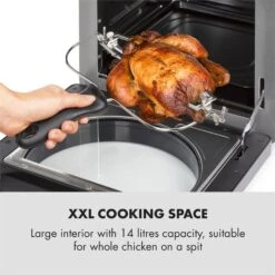 AeroVital Easy Touch Heißluftfritteuse 1700W 14l Timer 16 Programme Schwarz -Küchengeräte 10034452 yy 0004 logo Klarstein AeroVital easy touch Fritteuse schwarz