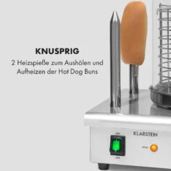 Wurstfabrik Pro 550 Hot Dog Maker 550W 2 Spieße 5L 30-100°C Edelstahl -Küchengeräte 10034453 de 0005 logo