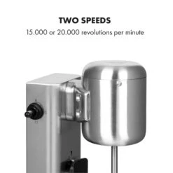 Kraftpaket Milchshake-Mixer Proteinshake 80W Edelstahl Silber -Küchengeräte 10034456 yy 0005 logo Klarstein Kraftpaket Pro Milchshake Mixer 80W