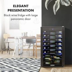 Vinomatica 36 Uno Weinkühlschrank 95l Touch-Bedienfeld 85W 4-18 °C -Küchengeräte 10034466 yy 0003 logo Klarstein Vinomatica Weinkuehlschrank 95l schwarz