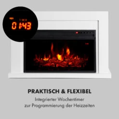 Blanca Elektrischer Kamin 1000/2000W LED 10-30 °C Wochentimer -Küchengeräte 10034487 de 0005 logo